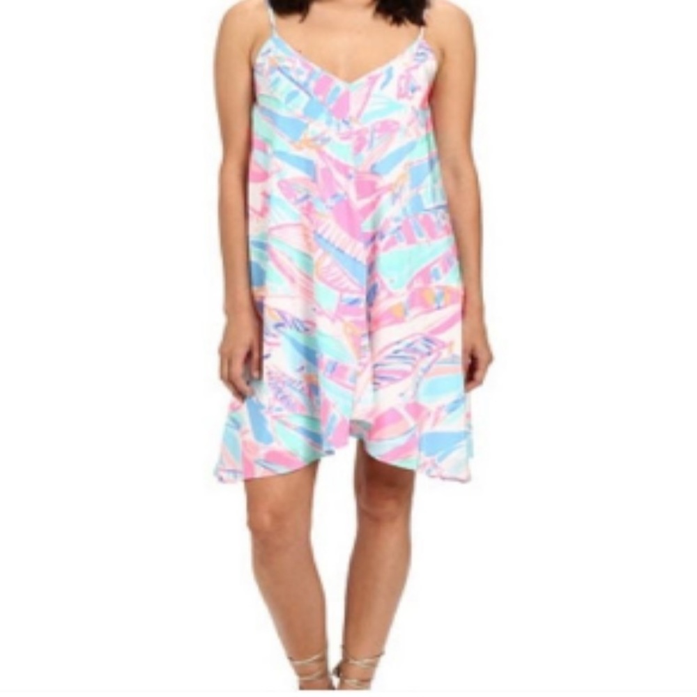Lilly Pulitzer clara silk abstract printed slip dress - Picture 2 of 16